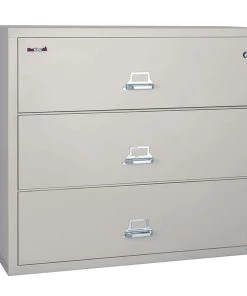 Fireking 38-15/16" W 3 Drawer Lateral File, Parchment, Letter/Legal