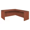 Legacy L Shaped Desk, 30" D, 60" W, 29" H, Cherry, Melamine Laminate