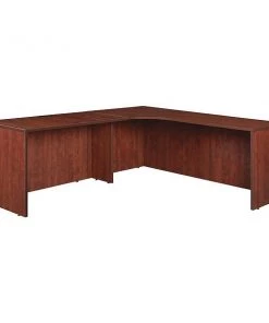 Legacy Corner Desk, 72" D, 71" W, 29" H, Cherry, Melamine Laminate