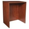 Legacy Standing Desk, 23" D, 36" W, 42" H, Cherry, Melamine Laminate