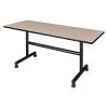 Kobe Rectangle Training Table, 60" X 29", Laminate Top, Beige