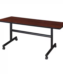 Kobe Rectangle FlipTop Table, 60" X 29", Laminate Top, Cherry