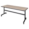 Kobe Rectangle Training Table, 72" X 29", Beige