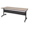 Kobe Rectangle FlipTop Table, 72" X 29", Laminate Top, Beige