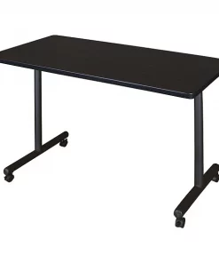 Kobe Rectangle Training Table, 42" X 29", Laminate Top, Mocha Walnut