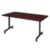 Kobe Rectangle Training Table, 60" X 29", Laminate Top, Mahogany