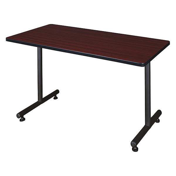 Kobe Rectangle Training Table, 42" X 29", Laminate Top, Mahogany