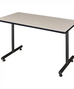 Kobe Rectangle Training Table, 42" X 29", Laminate Top, Maple