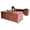 Regency U Shaped Desk, 106" D, 71" W, 29" H, Cherry