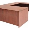 Regency U Shaped Desk, 106" D, 71" W, 29" H, Cherry, Melamine Laminate
