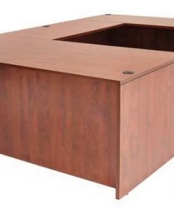 Regency U Shaped Desk, 106" D, 71" W, 29" H, Cherry, Melamine Laminate