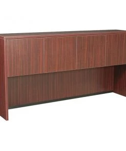 Regency 4-Door Hutch, Series Legacy, Wood Laminate Mahogany