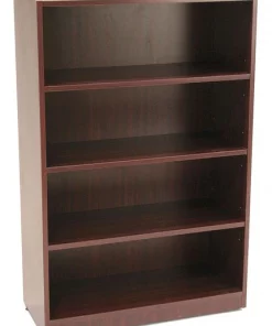 Regency 4-Shelf Bookcase, Laminate 47"x32" Mahogany