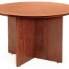 Regency Round Conference Table, 42 in X 29 in, Thermal Fused Laminate Top