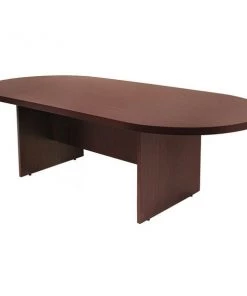 Regency Race Track Conference Table, 35 in X 6 ft X 29 in, Thermal Fused Laminate Top