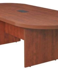 Regency Race Track Conference Table, 43 in X 8 ft X 29 in, Thermal Fused Laminate Top