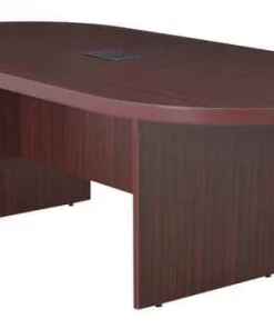 Regency Race Track Conference Table, 43 in X 8 ft X 29 in, Thermal Fused Laminate Top