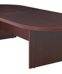 Regency Race Track Conference Table, 47 in X 10 ft X 29 in, Thermal Fused Laminate Top