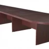 Regency Race Track Conference Table, 52 in X 20 ft X 29 in, Thermal Fused Laminate Top