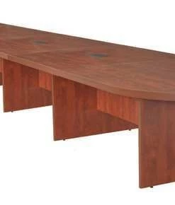Regency Race Track Conference Table, 52 in X 24 ft X 29 in, Thermal Fused Laminate Top