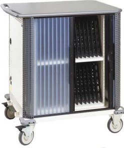 Intellerum By Datum Charging Cart, 20-32 Devices, Ivory