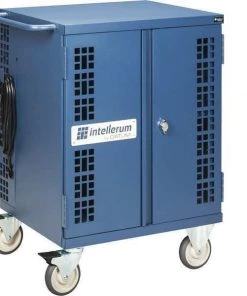 Intellerum By Datum Econ Charge Cart, 32 Devices, Tech Blue