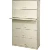 Datum Storage 36" W Locking File Cabinet, White, Letter