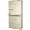 Datum Storage 36" W Locking File Cabinet, White, Letter
