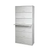 Datum Storage 36" W Locking File Cabinet, Gray, Letter
