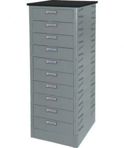 Intellerum By Datum Digital Charging Tower, 10H, Gray Mist/Blk