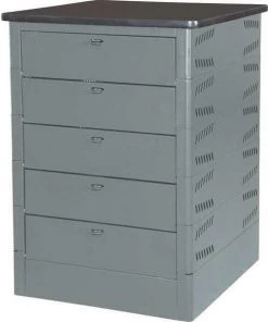 Intellerum By Datum Charging Tower, Hasp, 5H, Gray Mist/Blk Top