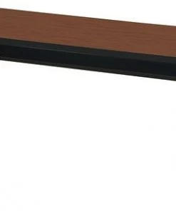 Balt Brawny Training and Conference Tables, 30" D, 72" W, 25-1/2" to 33-1/2" H, Medium Oak