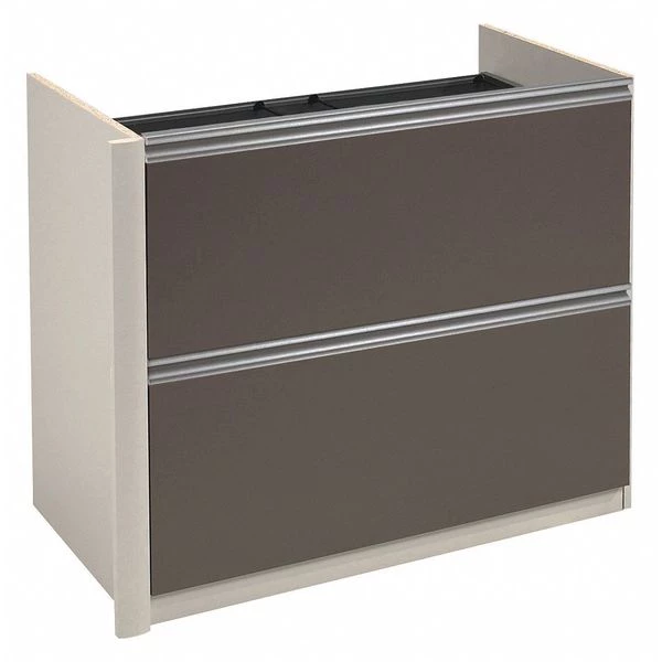 Connexion 33.90" W Pedestal, Oversized, Slate/Sandstone, Slate and Sandstone