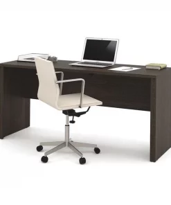 Embassy Credenza, 23.4" D, 66" W, 30.4" H, Dark Chocolate, Melamine