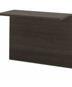 Embassy Bridge, 19.8" D, 38-1/2" W, 30.4" H, Dark Chocolate, Melamine