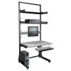 Hergo Computer Workstation, 2 Shelf