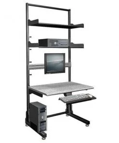 Hergo Computer Workstation, 2 Shelf