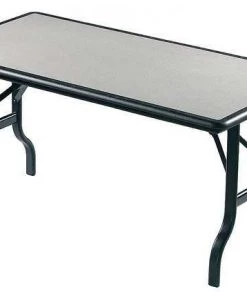 Iceberg Rectangle IndestrucTableÂ® Ultimate Folding Table, Gray Granite - 30" x 60", 30" W, 60" L, 29" H
