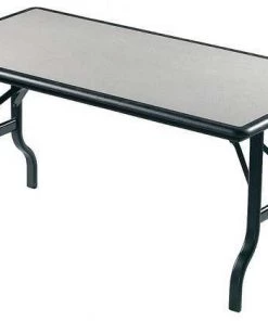 Iceberg Rectangle IndestrucTable® Ultimate Folding Table, Gray Granite - 30" x 72", 30" W, 72" L, 29" H