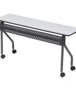 Iceberg Rectangle Mobile Seminar Table, 60" X 60" X 29", Gray