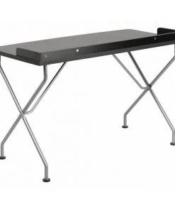 Flash Furniture Computer Desk, 23-1/4" D, 47-1/4" W, 31-1/4" H, Black, Laminate