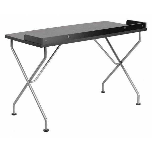 Flash Furniture Computer Desk, 23-1/4" D, 47-1/4" W, 31-1/4" H, Black, Laminate